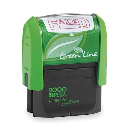 2000 Plus Message Stamp, Faxed, 5/16" 035349