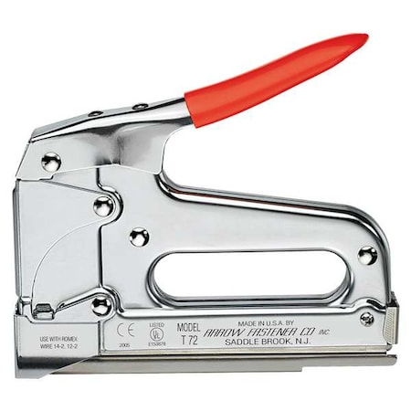 Arrow Fastener Wire Cable Staple Gun, Manual, Professionl T72