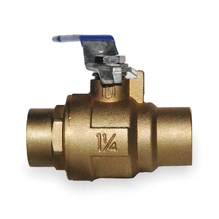 Milwaukee Valve 3/4" Sweat Brass Ball Valve Inline 3/4" BA-485BMS