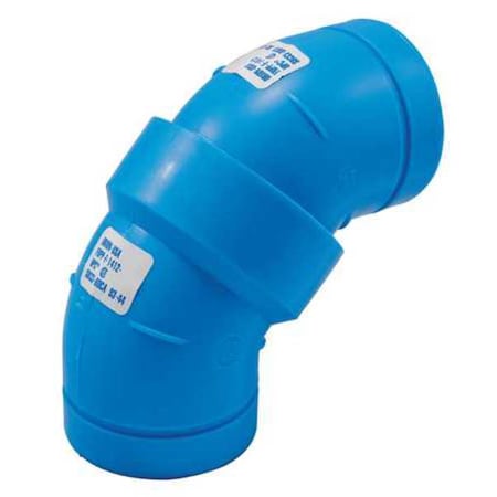 ORION 90 Degree Long Sweep Elbow, Polypropylene, 2", Schedule 40, 80 psi Max Pressure 2 90E LONG SWEEP
