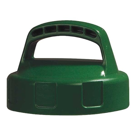 Oil Safe Storage Lid, HDPE, Mid Green 100105
