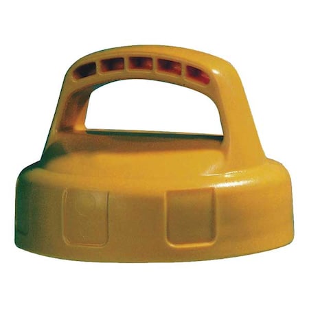 Oil Safe Storage Lid, HDPE, Yellow 100109
