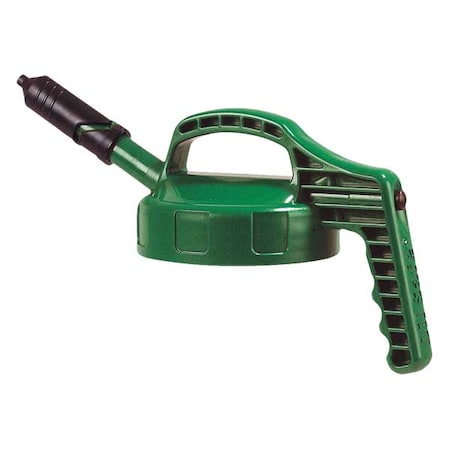 Oil Safe Mini Spout Lid, Green, Plastic, 7 1/2 in H 100405