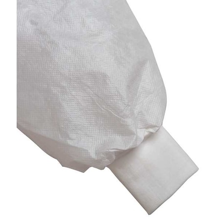Cellucap Laboratory Barrier Gown, Polyethylene, Polypropylene, Serged, 1.8 mil, 44 in, White, Universal 434TKCGRA