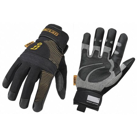 Ironclad Performance Wear Mechanics Gloves, Xl, Black, Synthetic IHG-05-XL