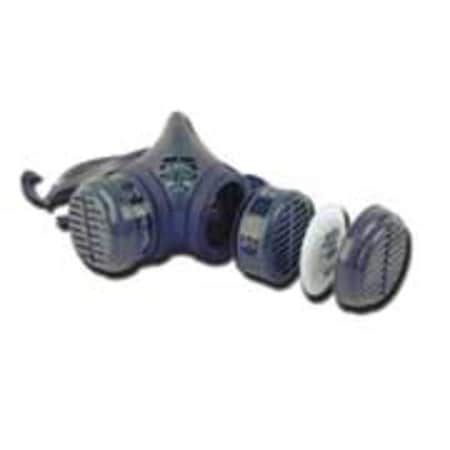 Moldex Half Mask Respirator Kit, 4 Cartridges Included, 8000 Sereies, N95, Organic Vapor, Snap-In Gasket, M 8111N
