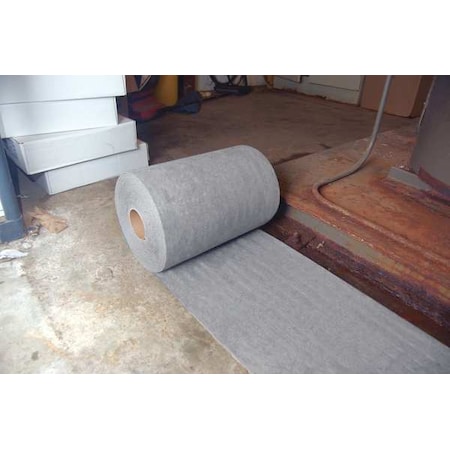 Streetfyter Sorbent Roll, 52 gal, 32 in x 150 ft, Universal, Gray, Polypropylene SFG-90BX