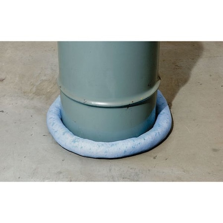 Spilfyter Absorbent Sock, 15 gal, Oil Only, Petroleum, Blue, Polypropylene, 15 PK M-30