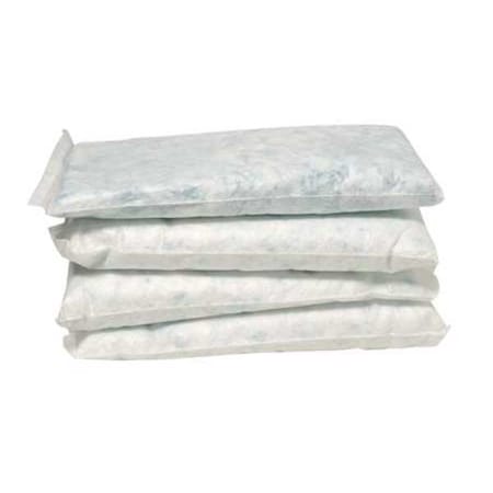 Spilfyter Sorbent Pillow, 5 gal, 8 in x 17 in, Oil, White, 10 PK M-66