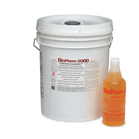 Biorem-2000 Cleaner/Degreaser, Pail, 5 gal, Bland 8008-005
