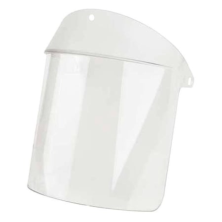 Oberon Faceshield Visor, Clear Visor, Polycarbonate, Chemical Resistant Lens, clear 028AFH+BOX