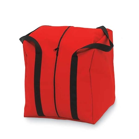 Zoro Select Step-In-Gear Bag, Polyester, 19 1/2 in W, Red 911-84861