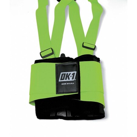 Ok-1 Back Support, High Visibility, Universal OK-UNIV-L GREEN