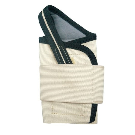 Zoro Select Wrist Support, 50% Polyester / 35% Latex / 15% Nylon, Single Strap, Right, Tan, Size S 3RXX5