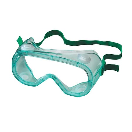 Sellstrom Safety Goggles, Clear Lens, Uncoated, Indirect Vented, Elastic Strap, 812 Series S81200