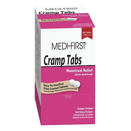 Medique Cramp Tabs, Tablet, 325mg and 25mg, PK250 3RYN2