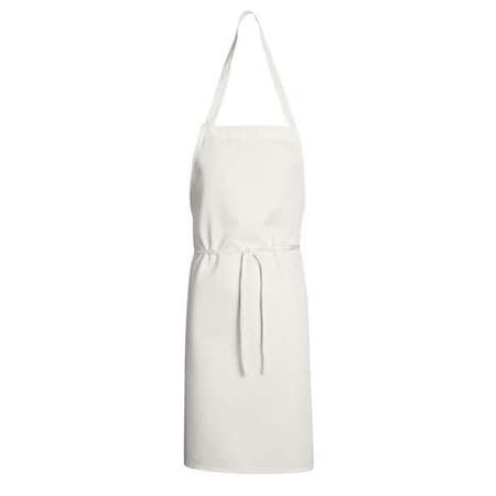 Red Kap Disposable Sleeve Apron, Cotton/Polyester, 33 in, White, Universal 1430WH 30 33