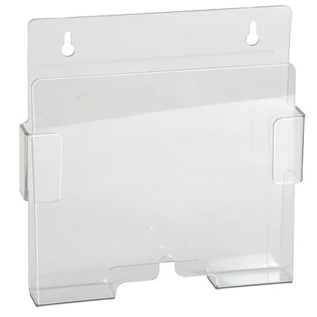 Zoro Select Glove Box Dispenser, Holds 2 Boxes, Clear, PETG Plastic 3RZT3