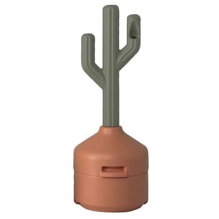 Ultra-Smokestop Cigarette Receptacle, 4 gal., Green 1530