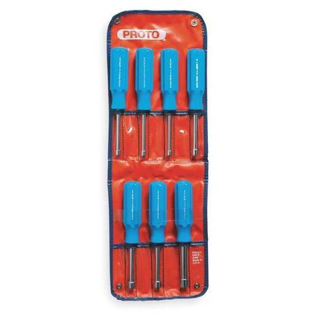 Proto Nut Driver Set, 7 Pieces, Metric, Solid J9230M