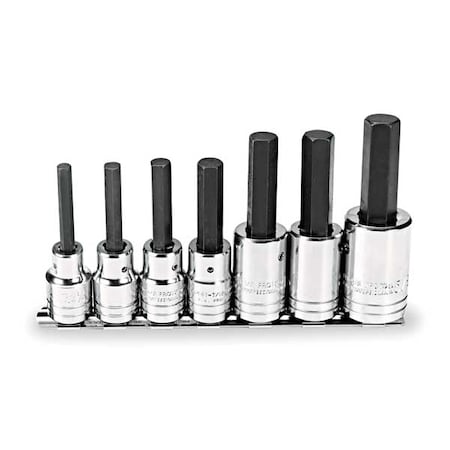 Proto 1/2" Drive Socket Bit Set, SAE, 7pcs J5441-7