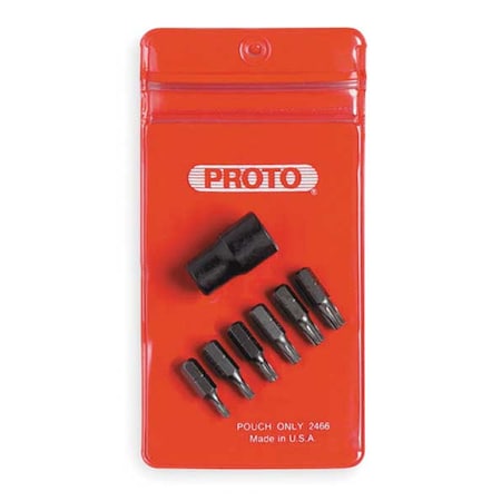Proto 7 Piece Torx Bit Set, 3/8 in Hex Shank Size J4739P