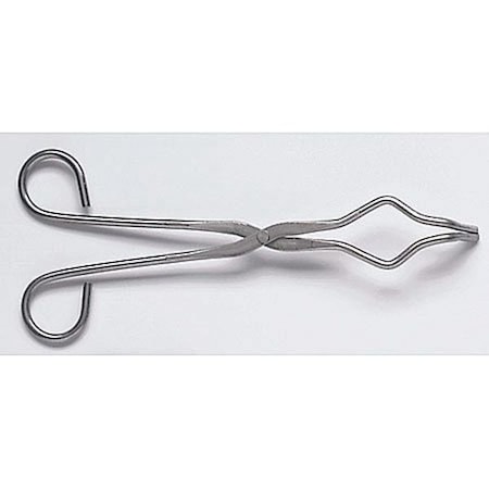Zoro Select Tongs, Stainless Steel, 9 In. Long H-23360