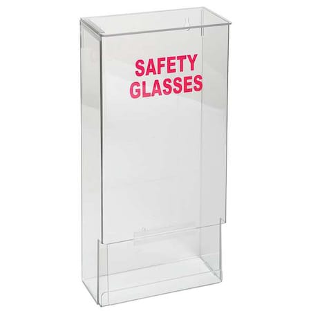 Zoro Select Safety Glasses and Goggles Dispenser, Stack Tower, 20 Pairs, PETG, 15 3/4 in H x 8 in W x 4 in D 3TCA5
