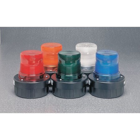 Federal Signal Horn Strobe, Amber, Polycarbonate, 24VDC AV1-024A