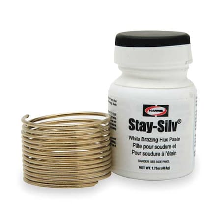 Harris Brazing Kit, 1145-1205 F, w/1.75 oz Flux 56KPOP