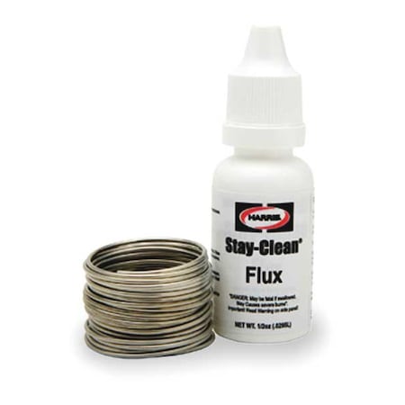 Harris Solder Kit, Lead Free, 1/2 oz Solder/Flux SBSKPOP