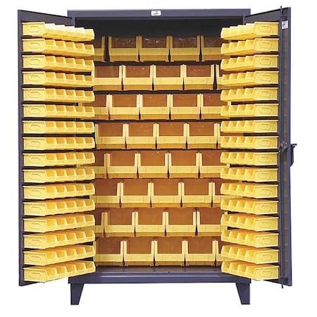 Strong Hold Super Duty Bin Cabinet, 36 in W, 78 in H, 24" D, 126 Bins 36-BB-240