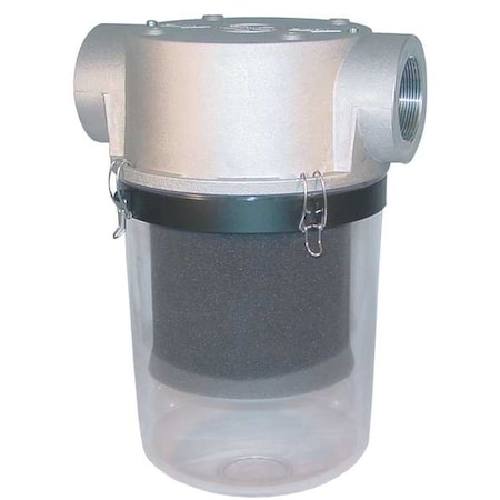 Solberg T-Style Inlet Filter, 4 In FNPT, 520 CFM ST-235P-400C
