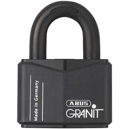 Abus Padlock, Keyed Alike, Standard Shackle, Square Hardened Steel Body, Hardened Steel Shackle 37/70 KA