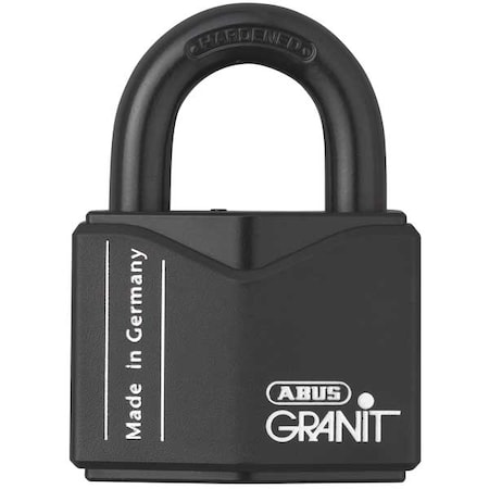 Abus Padlock, Keyed Different, Standard Shackle, Square Hardened Steel Body, Hardened Steel Shackle 37/55 KD