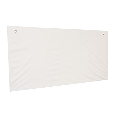 Sound Seal Acoustic Ceiling Tile, 1.13 NRC, Fiberglass, Polyethylene, 4 ft W, 24 in L, 1 1/2 in Thick, White 24G