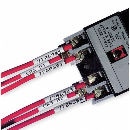 Brady Wire Marker Sleeves, White, Polyolefin PSIDP-311-375