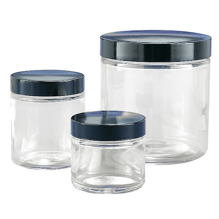 KIMBLE CHASE Straight Sided Jar, 2 oz., PK24 5410253V-21