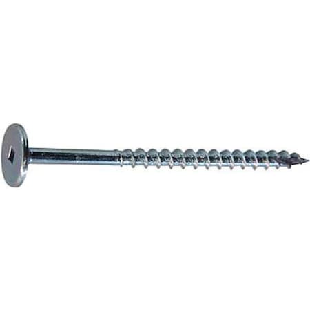 Zoro Select Wood Screw, #10, 1-3/16 in, Zinc Plated Steel Flat Head Torx Drive, 2000 PK PHZ8.1.25 -2000PC