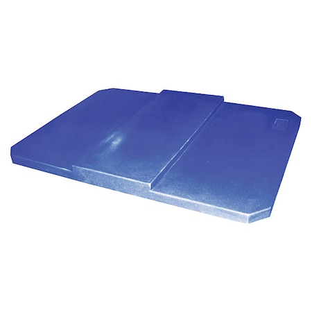 Zoro Select Cube Truck Lid, Blue, Fits 25 cu. ft. PBL-20 BLUE
