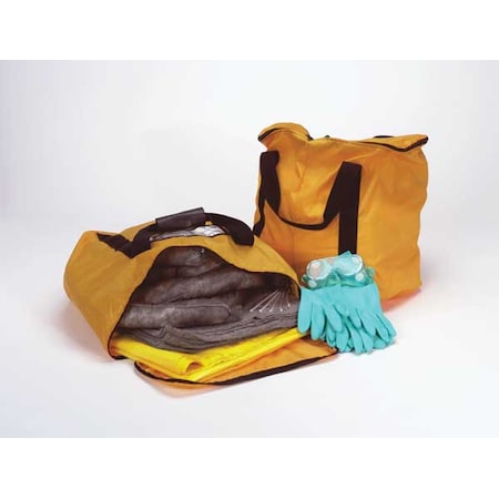 Enpac Vehicle Spill Kit Refill, 10 gal Volume Absorbed per Kit, 10 gal Capacity, Refill, Brown, 32 1312-RF