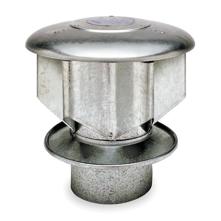 Dayton Cap, Vent, 6 In 3TZ74