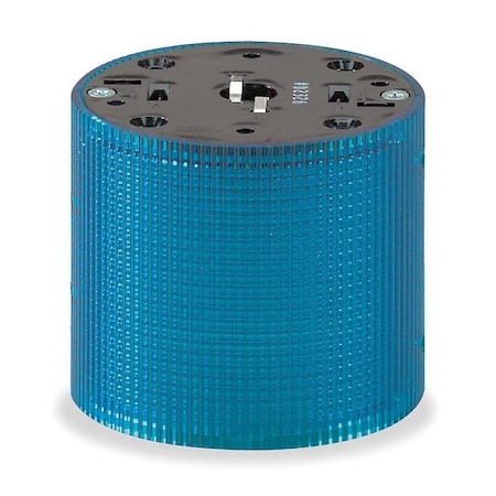 Federal Signal Tower Light Module, 120V AC, Blue, 3 15/16 in Dia., 3 1/4 in Height, Incandescent, LSL Series LSL-120B