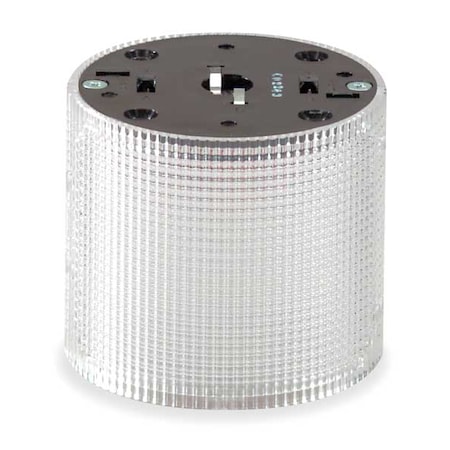 Federal Signal Tower Light Module, 120V AC, Clear, 3 15/16 in Dia., 3 1/4 in Height, Incandescent, LSL Series LSL-120C