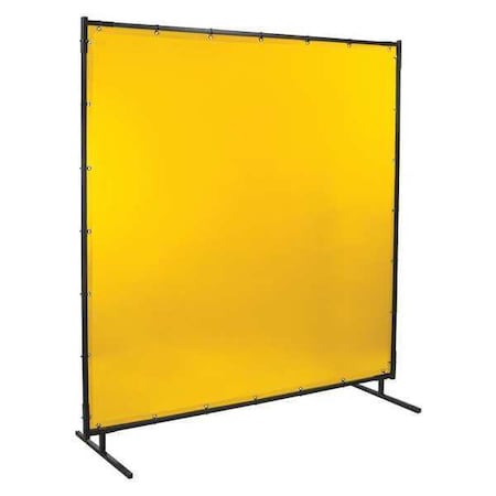 Steiner Welding Screen, Transparent Vinyl, 8 ft. W., 6 ft. H., 13 oz/sq yd, 150 Degrees F Withstand Temp. 534-6X8