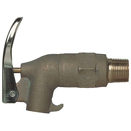 Zoro Select Viscous Liquids Faucet, 3/4 In, Brass 08955