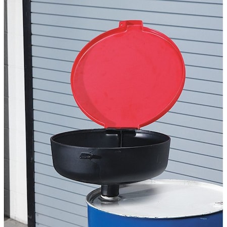 Ultratech Drum Funnel with Lid, 22 In, with Spout 656