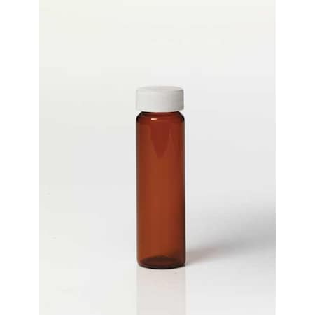 Zoro Select Glass Vial with Cap, 40ml, PK72 3UCW9