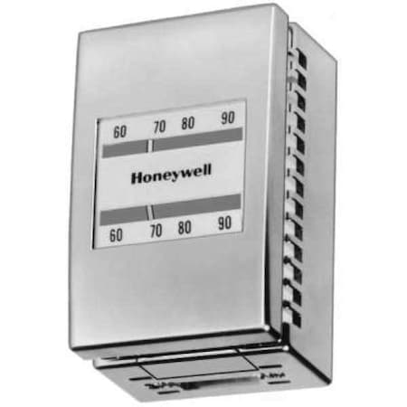 Honeywell Pneumatic Thermostat Conversion Kit, Single Temperature, Cooling, 2 Pipe, Vertical, 1/8 in TP970B2077/U