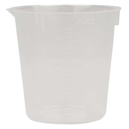Zoro Select Disposable Beakers, 100mL, PK100 3UDJ3